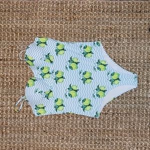 Cupshe Lime Print Swimsuit